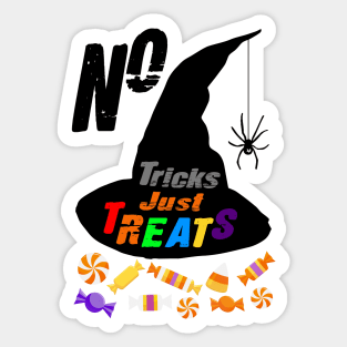 No Tricks just Treats Sticker